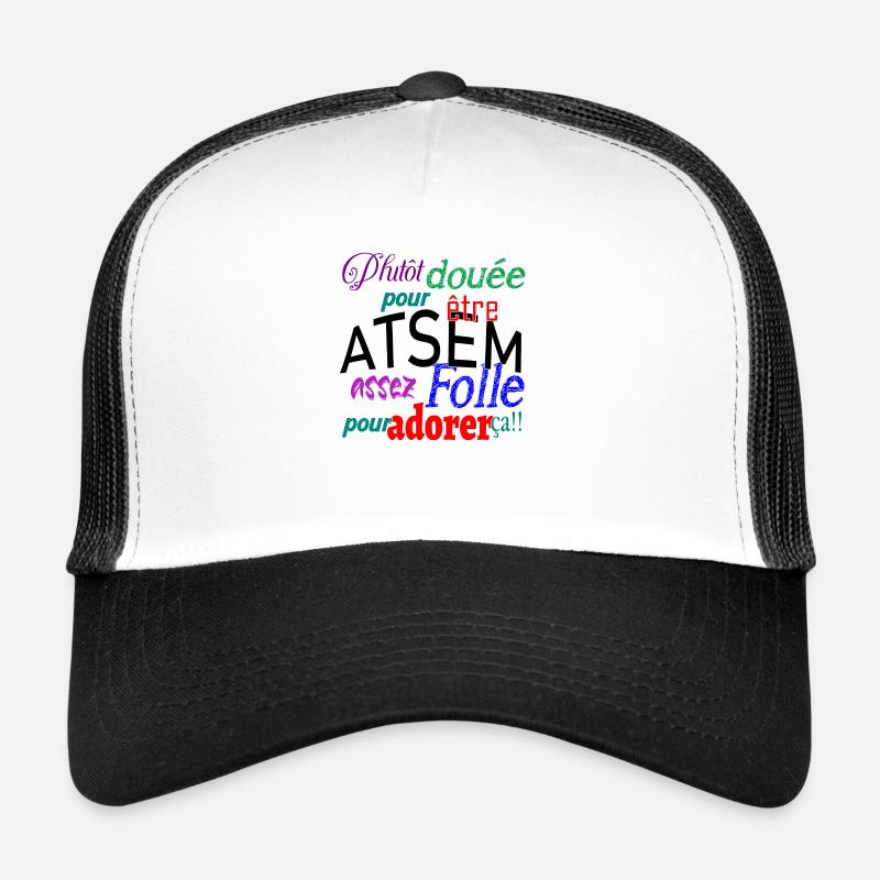 Douée pour être atsem Casquette trucker 