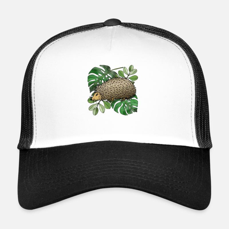 Igel - Trucker Cap - Weiß/Schwarz