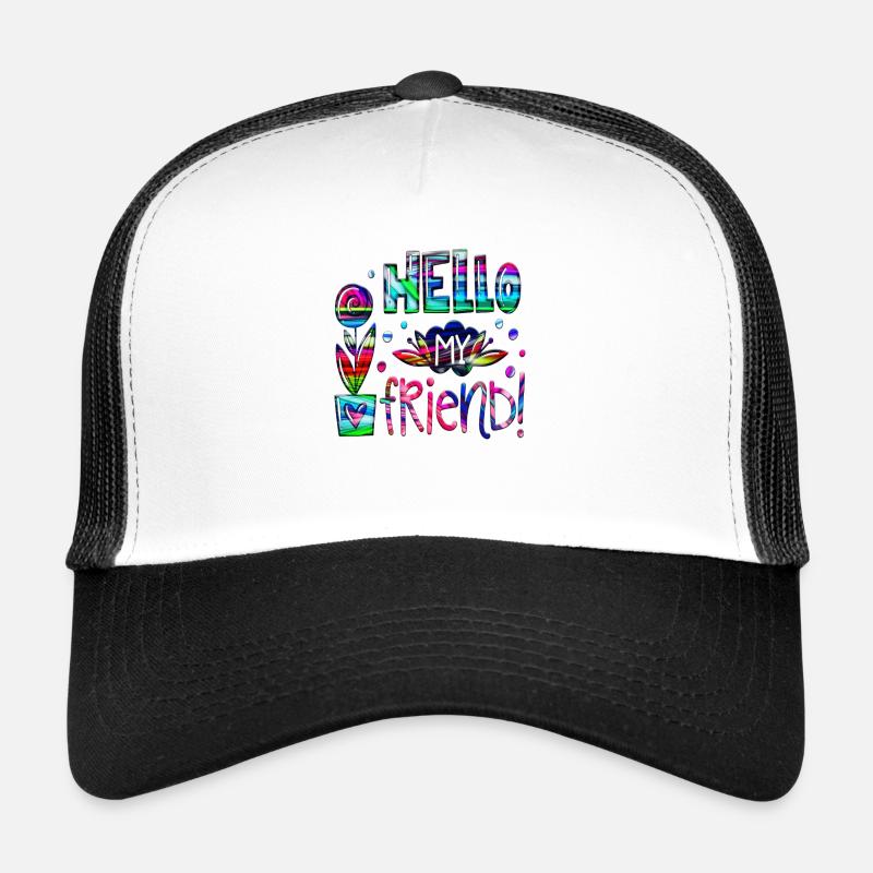 mon ami pensées positives heureux Casquette trucker 