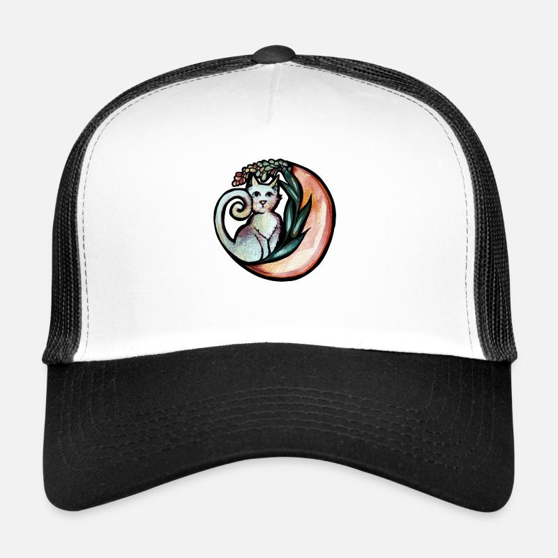 Moon Nature Cat Trucker Cap