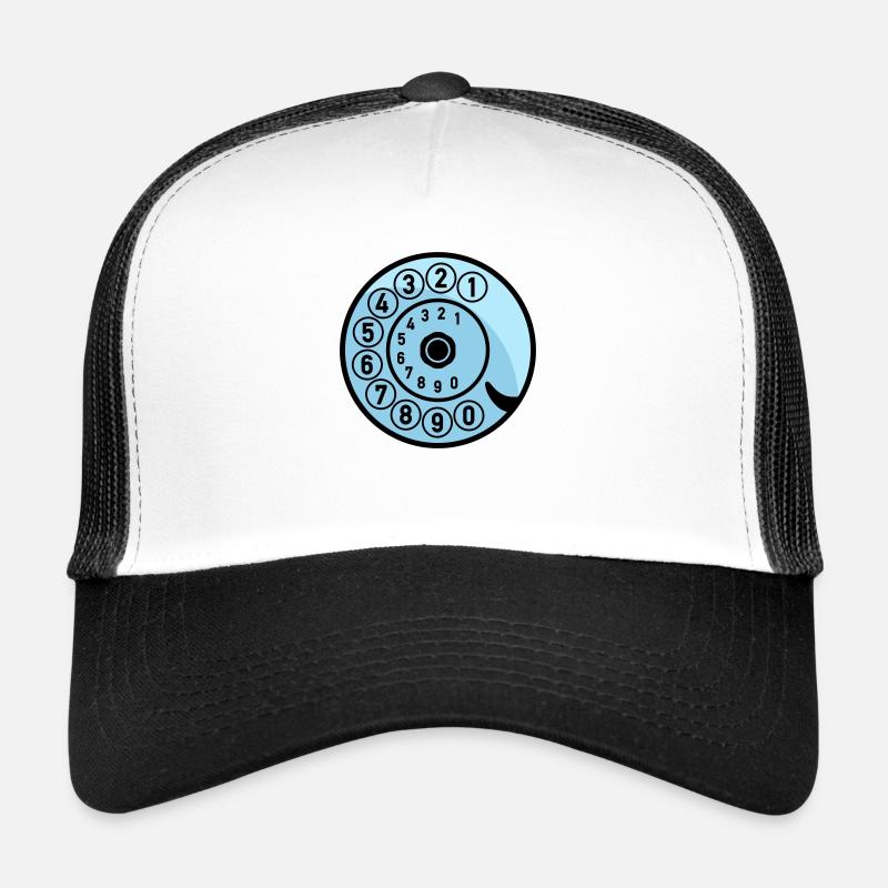 Dial Vintage Phone Call Retro Technologie Casquette trucker 