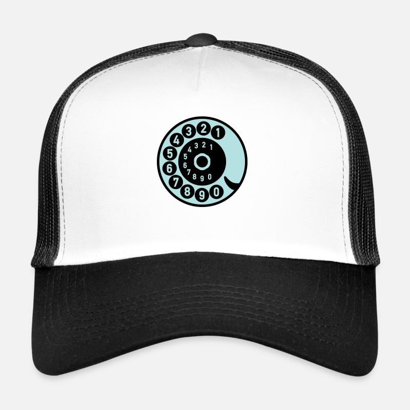 Dial Vintage Phone Call Retro Technologie Casquette trucker 