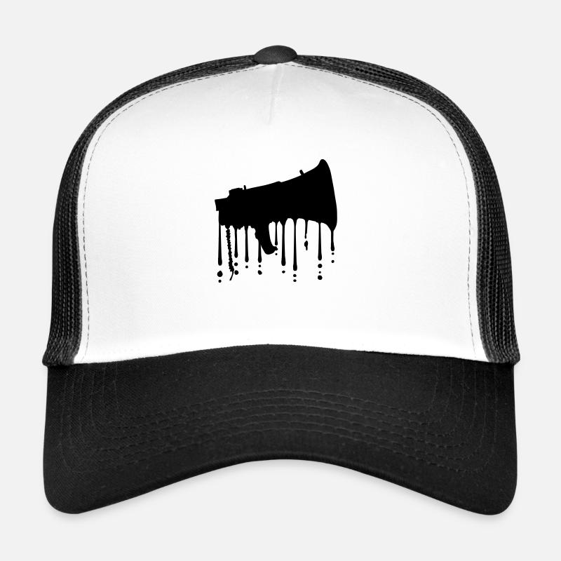 Graffiti Megaphone Propaganda Haut-parleur Casquette trucker 