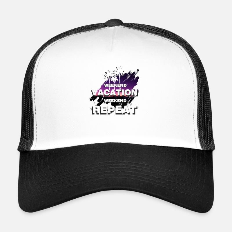 Répétition du week-end de vacances Casquette trucker 