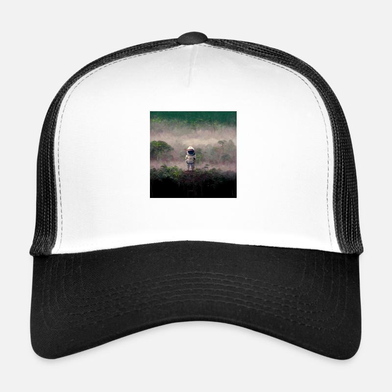Lonely Voyager 040 - Trucker Cap - Weiß/Schwarz