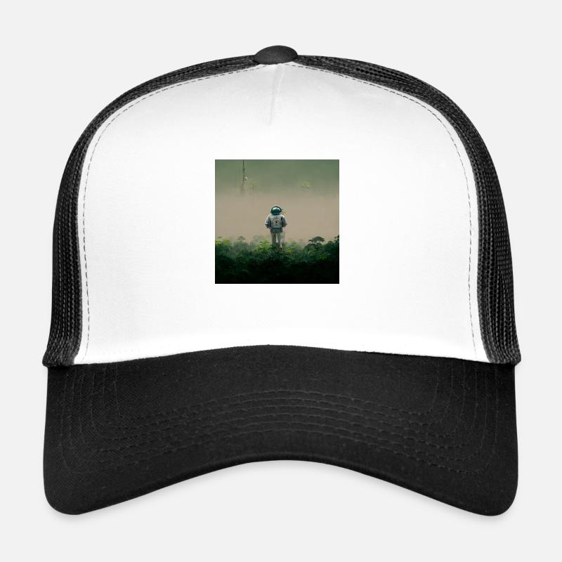Lonely Voyager 059 - Trucker Cap - Weiß/Schwarz