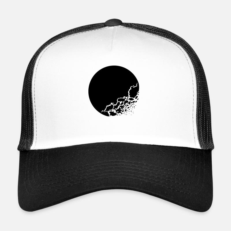 Moon - Trucker Cap - Weiß/Schwarz