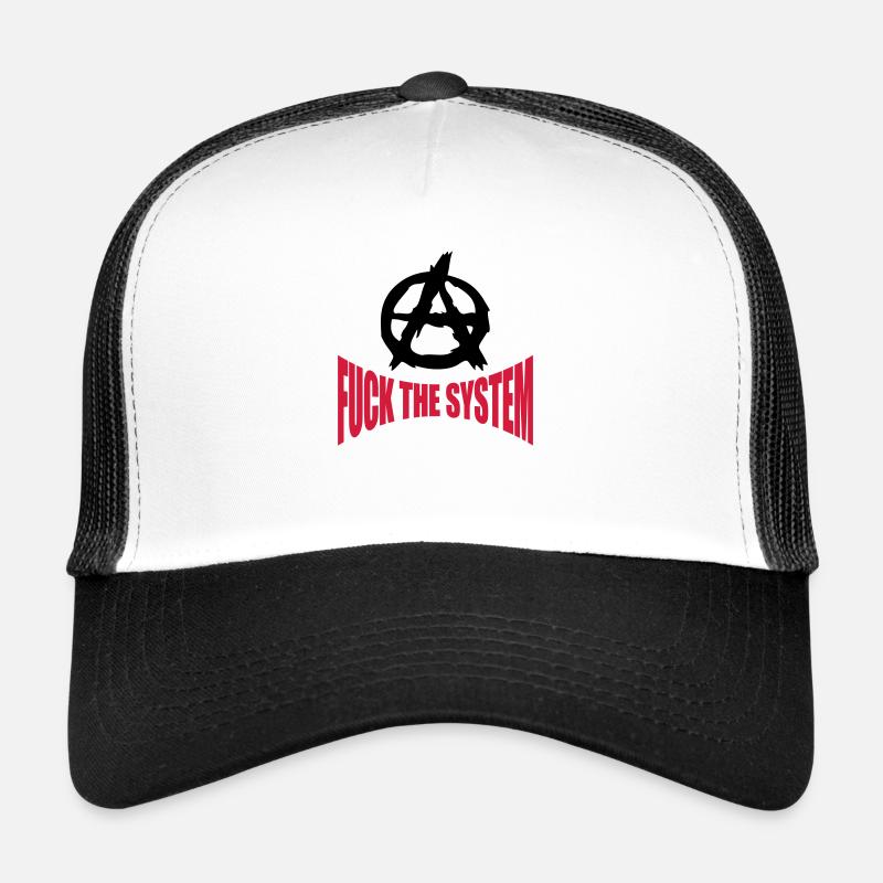 Fuck l'anarchie du système Casquette trucker 
