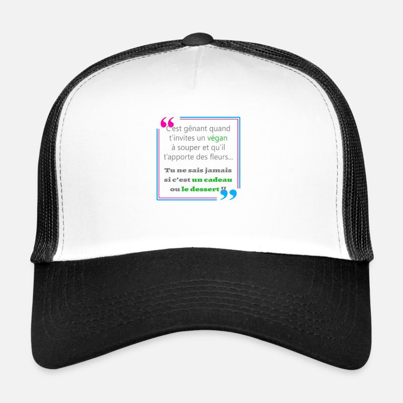 Inviter un végan Casquette trucker 