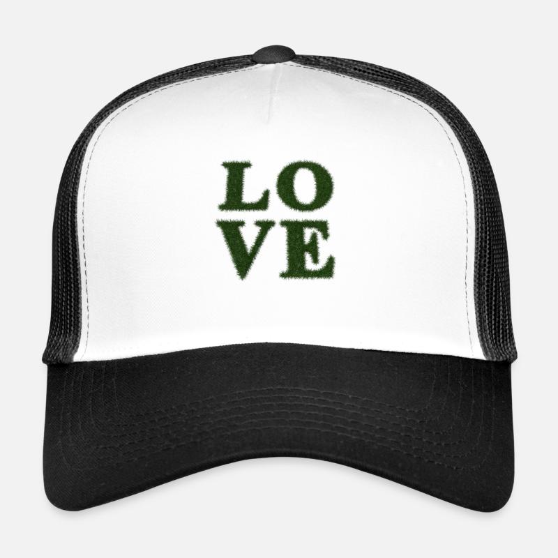 Love - Real Grass 3D Trucker Cap