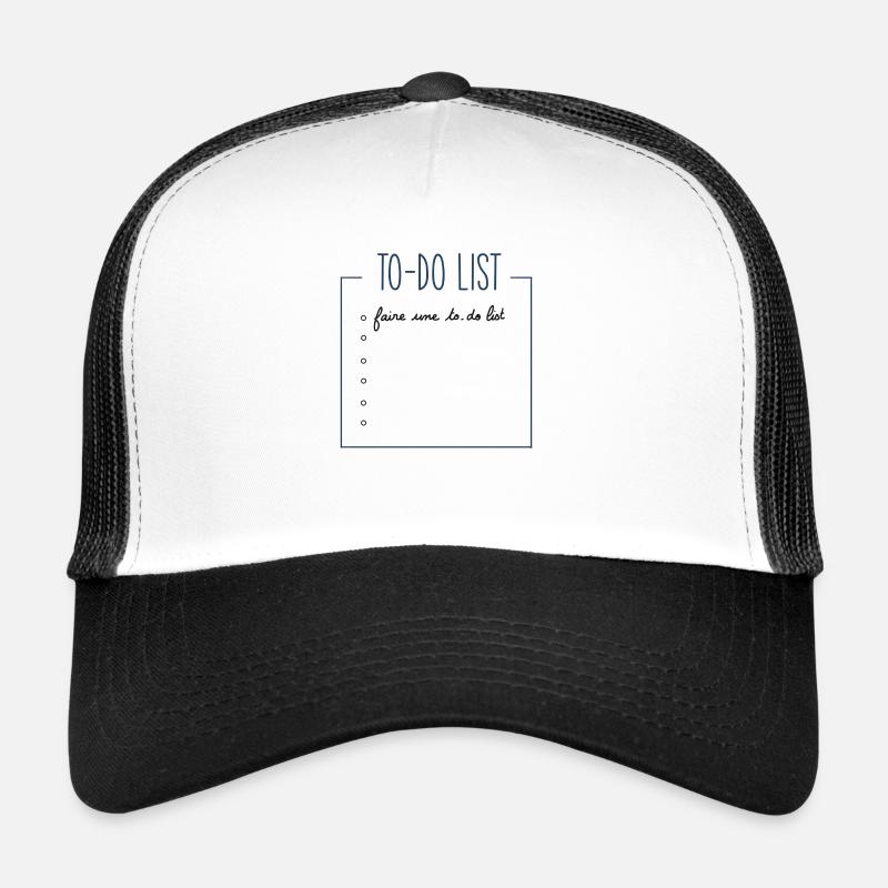 To-do list Trucker Cap