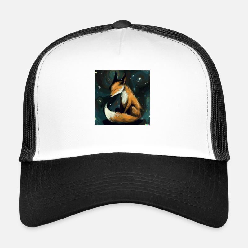 Le renard se repose la nuit Casquette trucker 