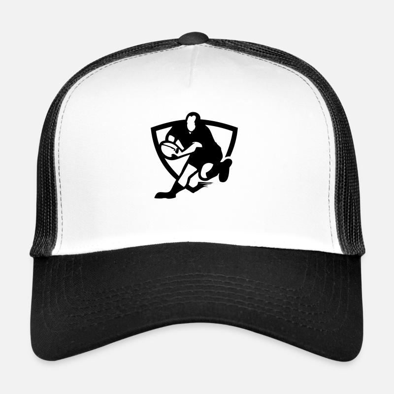 Rugby - Trucker Cap - Weiß/Schwarz