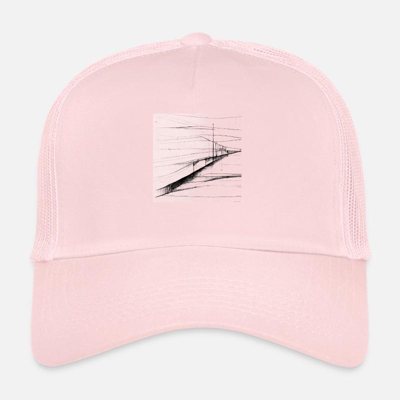 Ein Strich Kunst Trucker Cap
