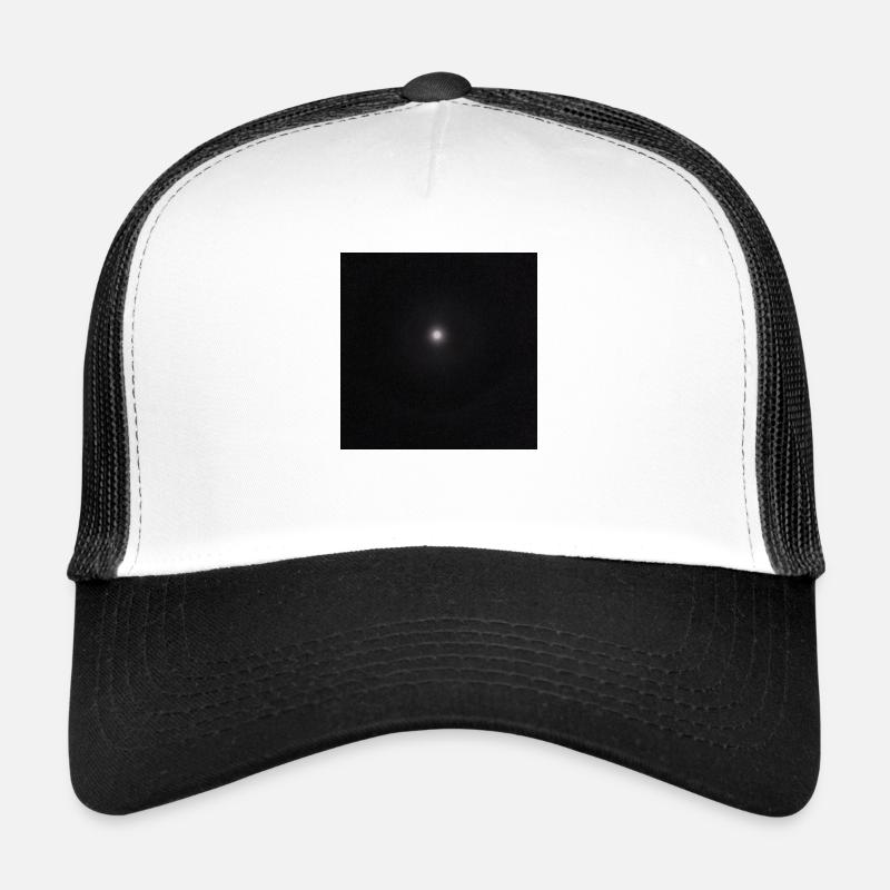 Moon with ring - Trucker Cap - white/black
