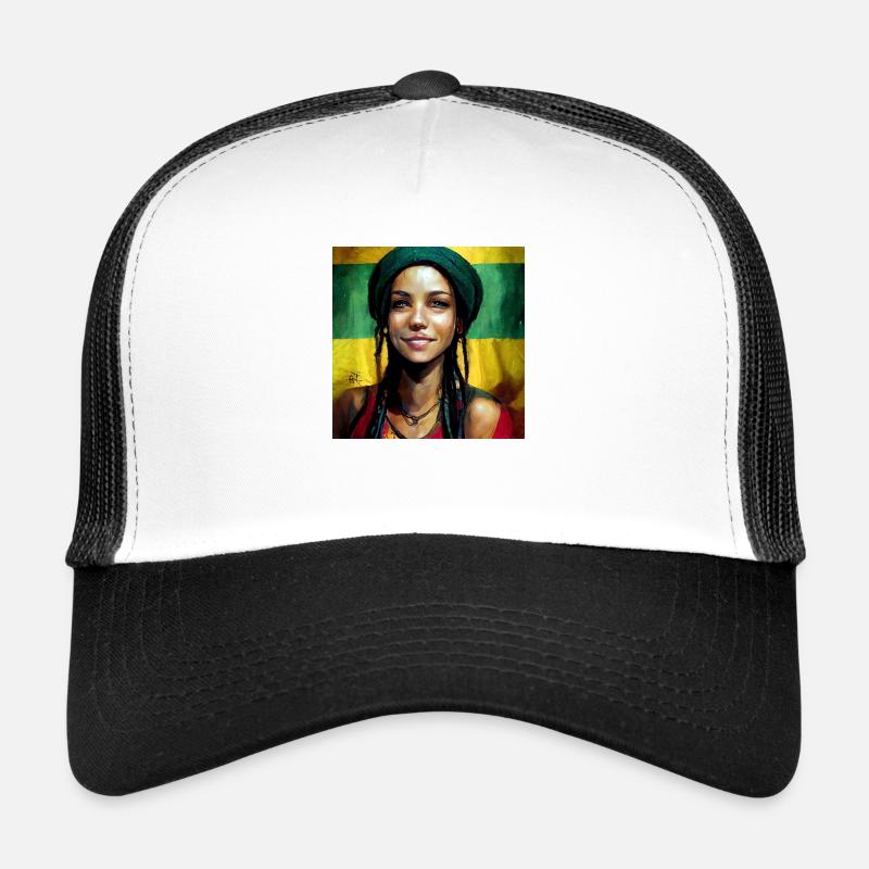 femmes rasta à un conert reggae Casquette trucker 