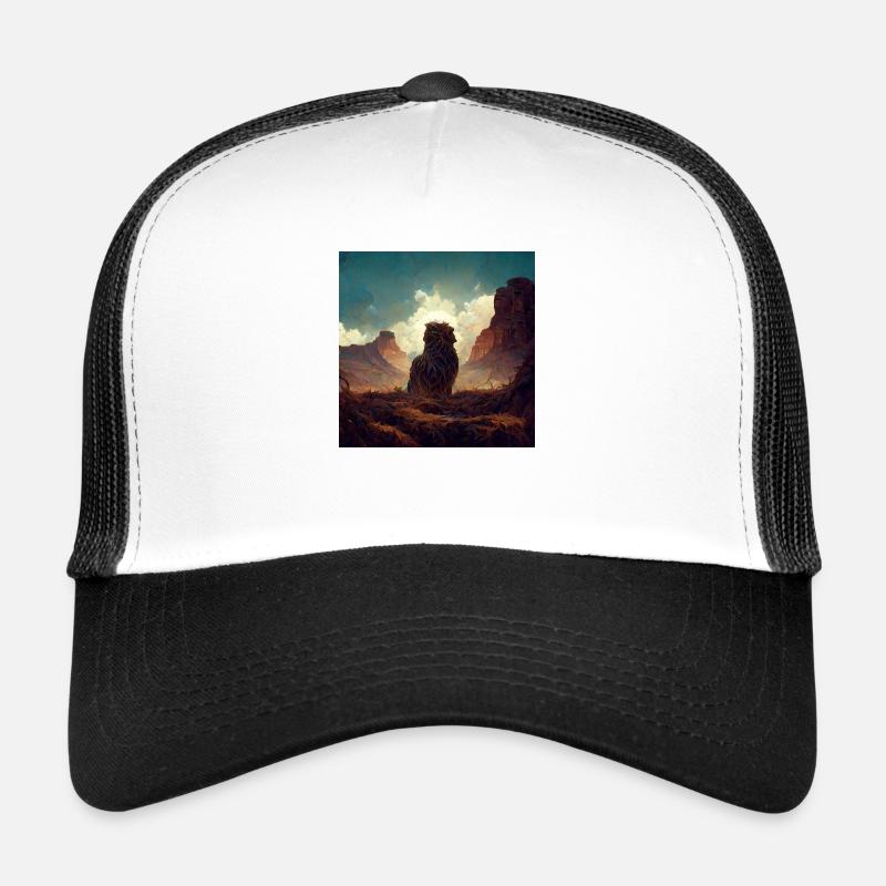 ron comme un lion dans Casquette trucker 