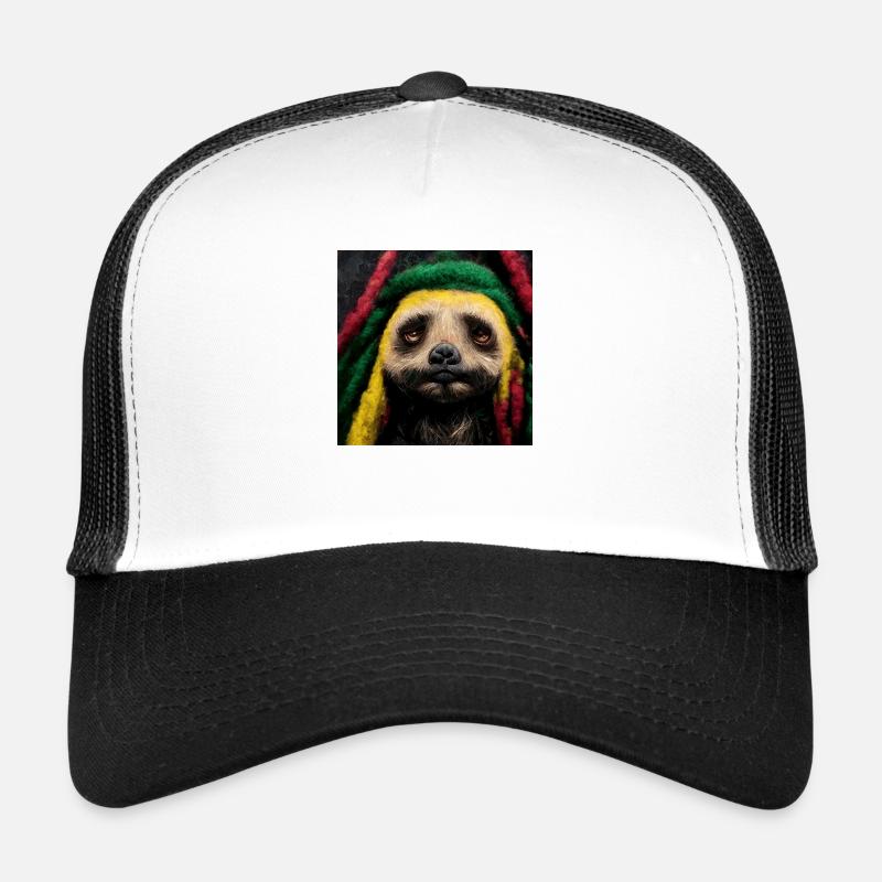 Rasta sloth Trucker Cap