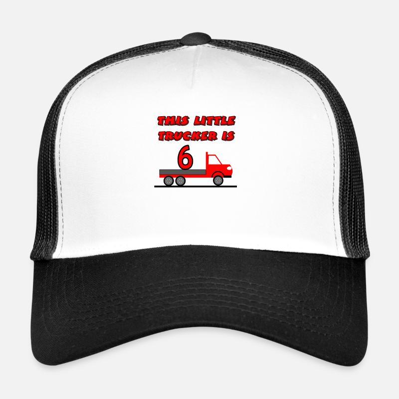 Truck - Trucker Cap - Weiß/Schwarz
