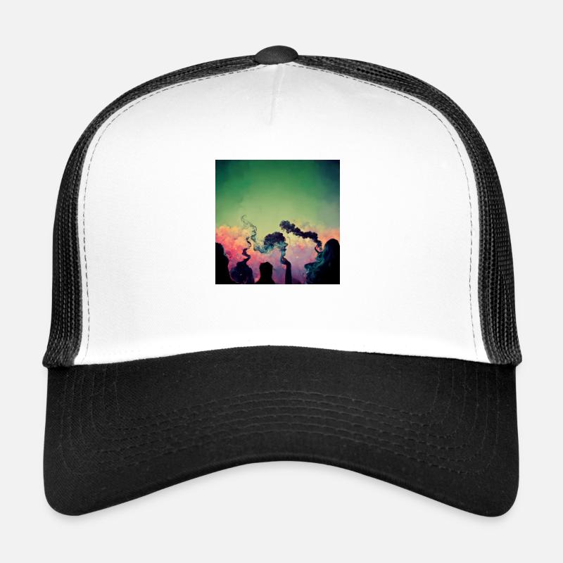 Cannabis dreams - Trucker Cap - white/black