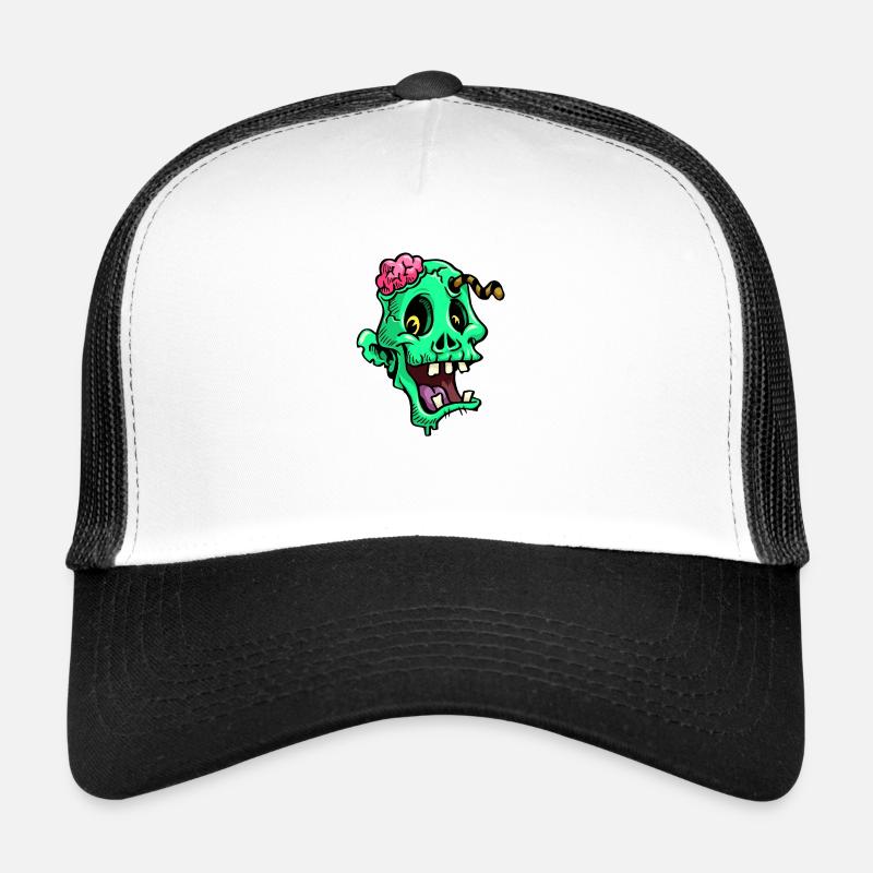 KOPF EINES LUSTIGEN ZOMBIES Trucker Cap