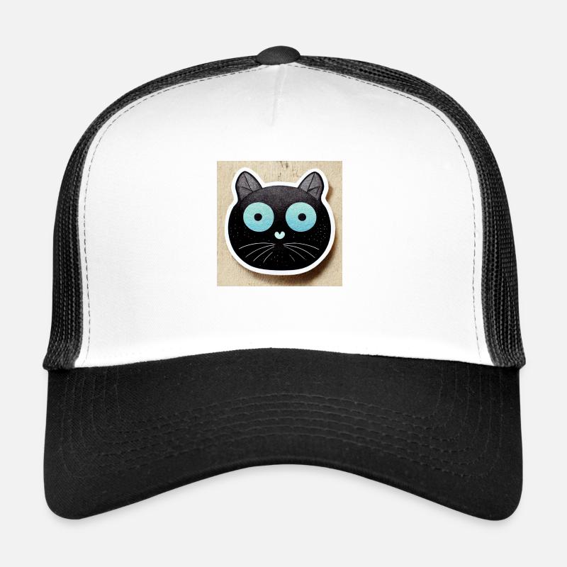 Chat de dessin animé mignon Casquette trucker 