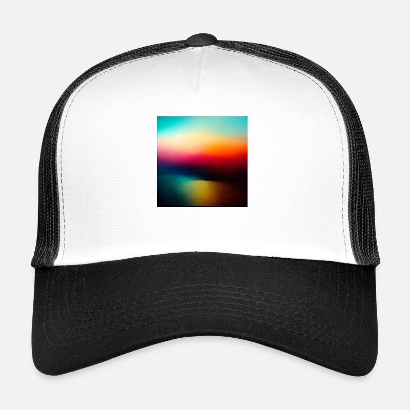 Couleurs floues Casquette trucker 