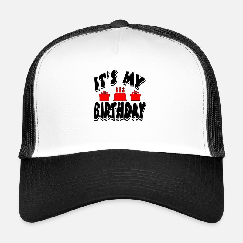 Birthday - Trucker Cap - white/black