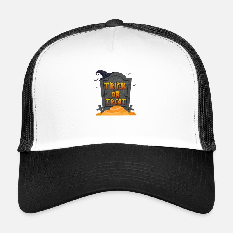 Trick or Treat Halloween Trucker Cap