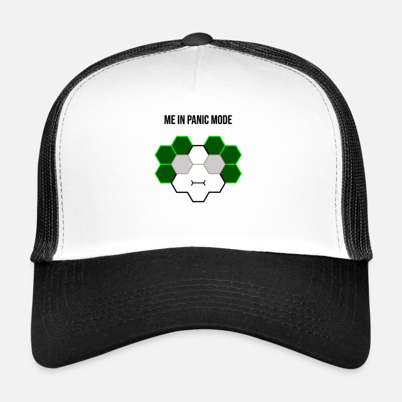 Me in panic mode - Trucker Cap - white/black