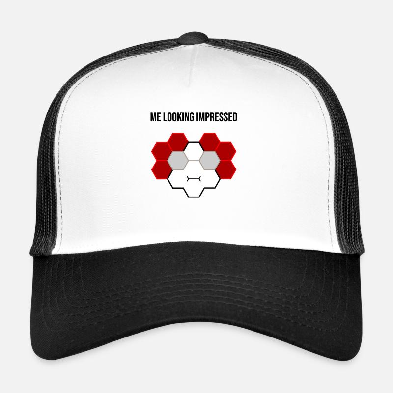 Me looking impressed - Trucker Cap - white/black