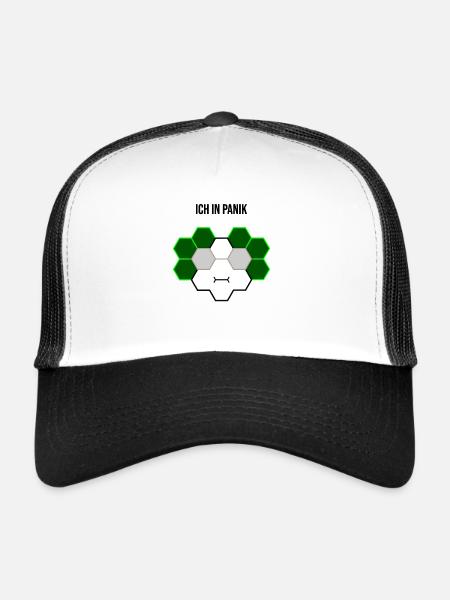 Ich in Panik - Trucker Cap - Weiß/Schwarz