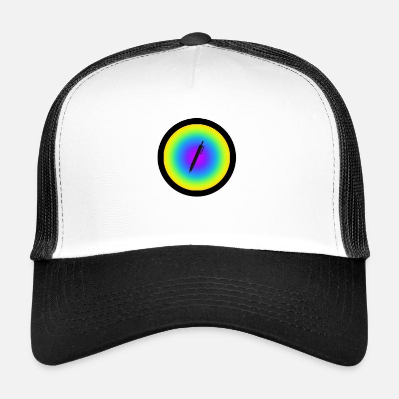 Bunter Kreis mit Stift Trucker Cap