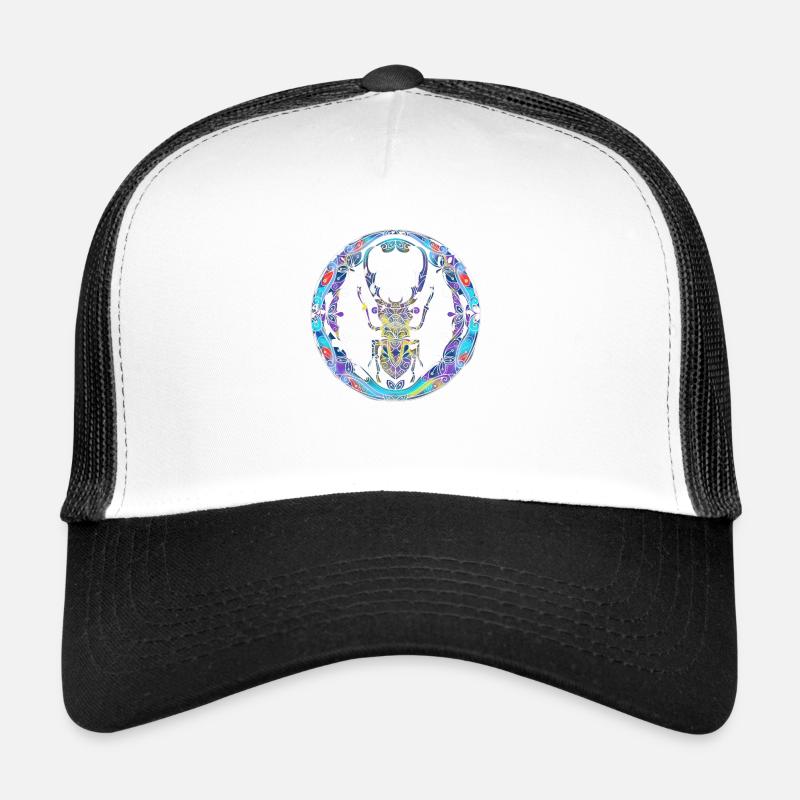 Farbenfroher Skarabäus Trucker Cap