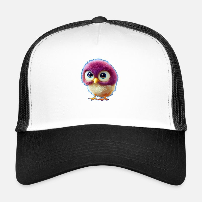 Poussins 2 - Casquette trucker  - blanc/noir