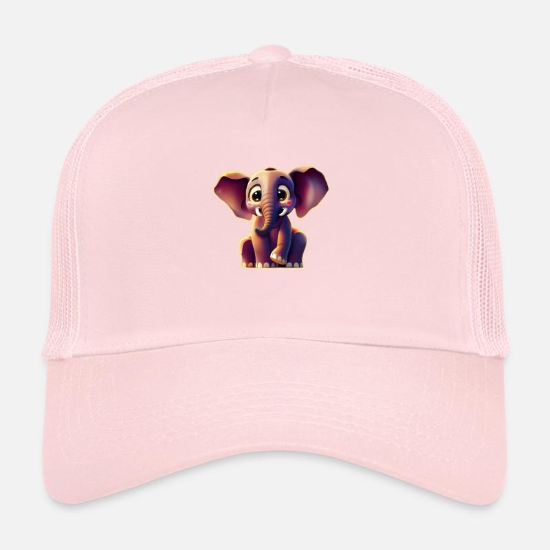 mignon bébé éléphant Casquette trucker 