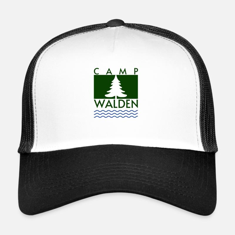 Campingplatz Walden - Trucker Cap - Weiß/Schwarz