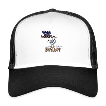 Keep calm and schnupper Sealuft - Trucker Cap - Weiß/Schwarz - Vorne