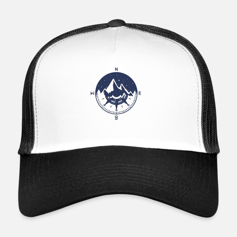 Explore the Nature - Trucker Cap - white/black