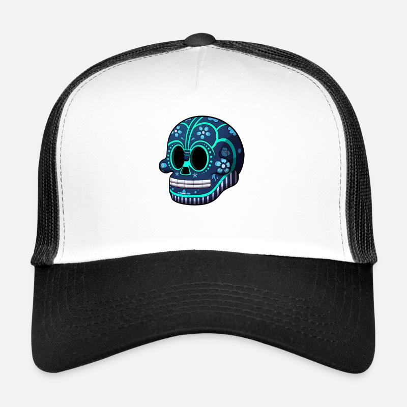 Calavera Hotels - Trucker Cap - white/black