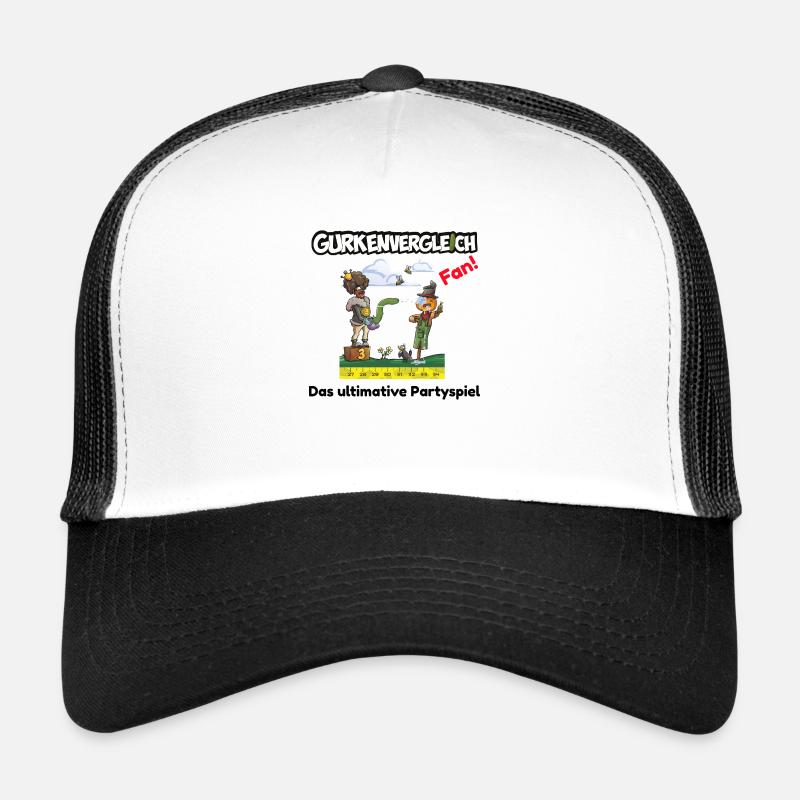 Gurkenvergleich Partyspiel Fan Trucker Cap