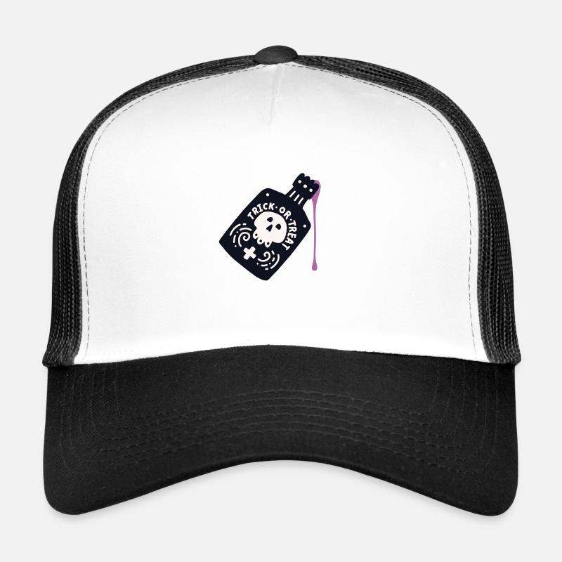 Lila Mysterientrank - Trucker Cap - Weiß/Schwarz