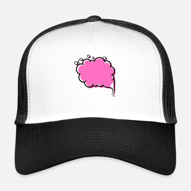 Pink Cloud - Trucker Cap - white/black