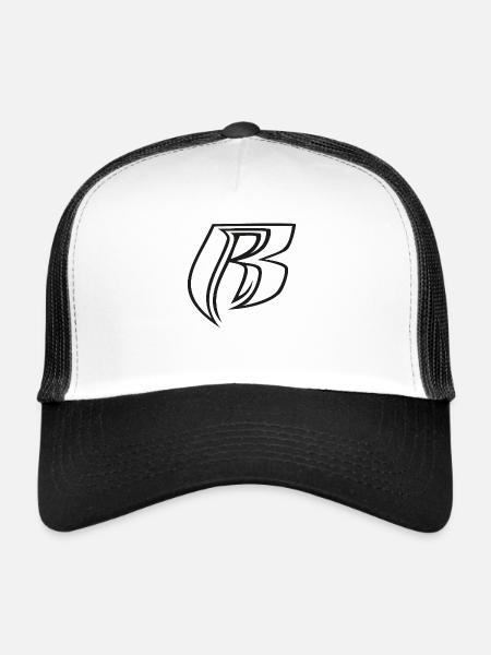 R ruff ryders - Casquette trucker  - blanc/noir - Devant