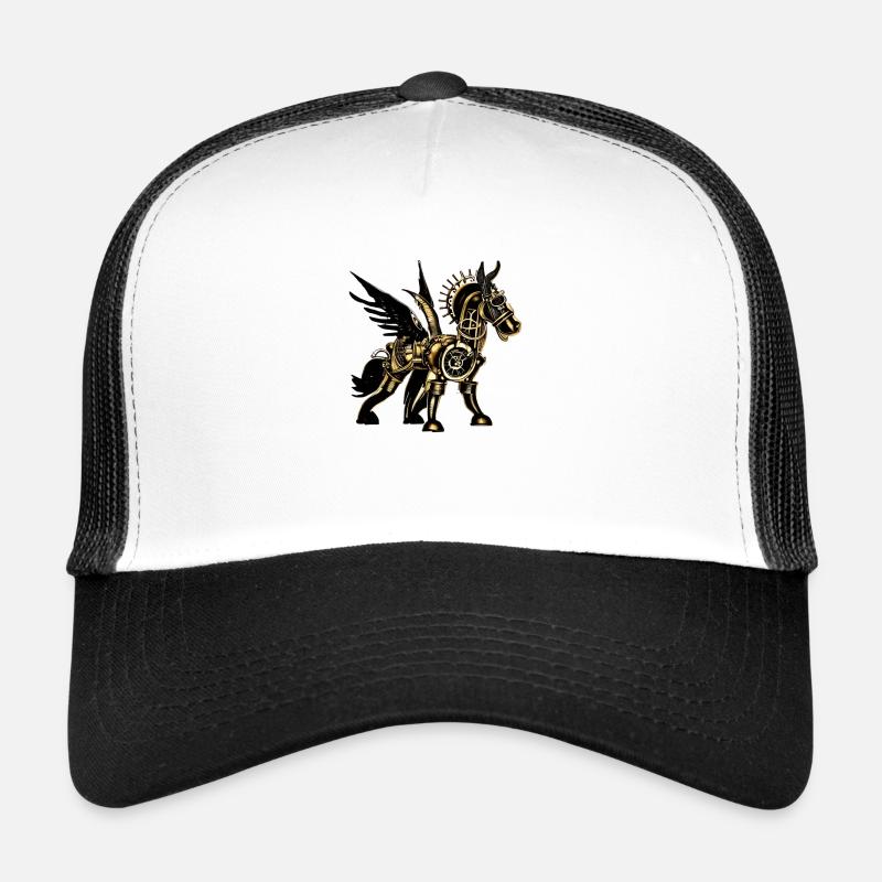 Steampunk Pferd Trucker Cap