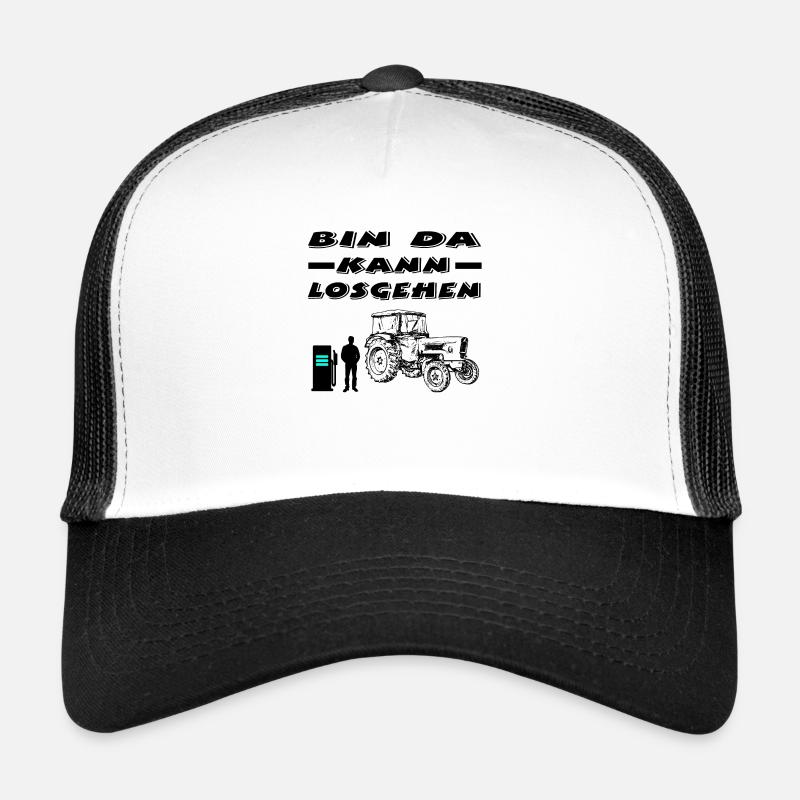Traktor - Trucker Cap - Weiß/Schwarz