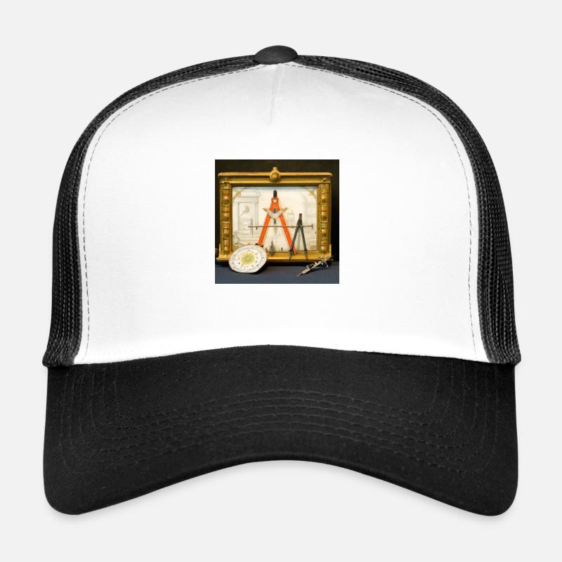 Freemason Architect - Trucker Cap - white/black