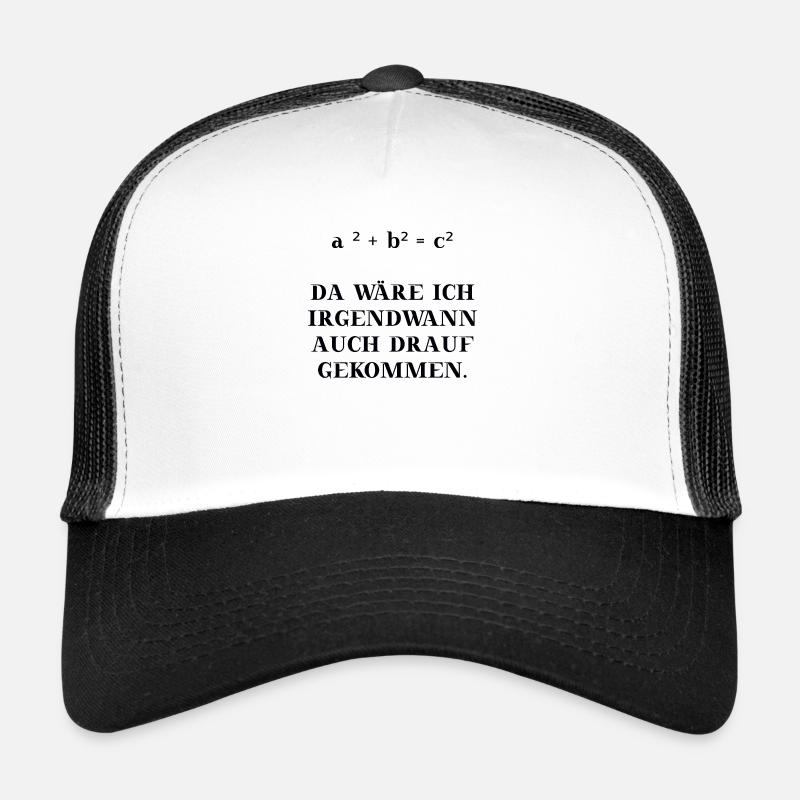 Mathe Mathematik Satz des Pythagoras Geschenkidee Trucker Cap