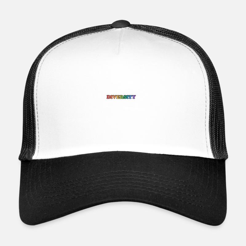 VIELFALT schwuler Regenbogen LGBT-Stolz Trucker Cap