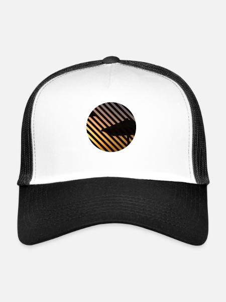 T-shirt Holiday Beach Holiday Summer Sun Cadeau - Casquette trucker  - blanc/noir - Devant